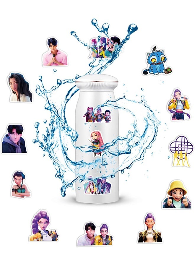 واي جيه 60 قطعة ملصقات من الفينيل ضد الماء ملصقات للكمبيوتر المحمول - Image 5