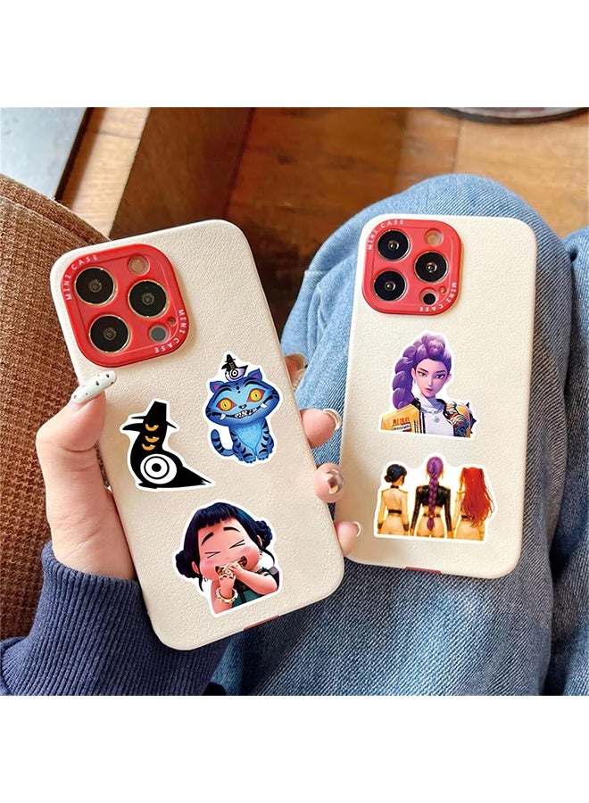 واي جيه 60 قطعة ملصقات من الفينيل ضد الماء ملصقات للكمبيوتر المحمول - Image 3