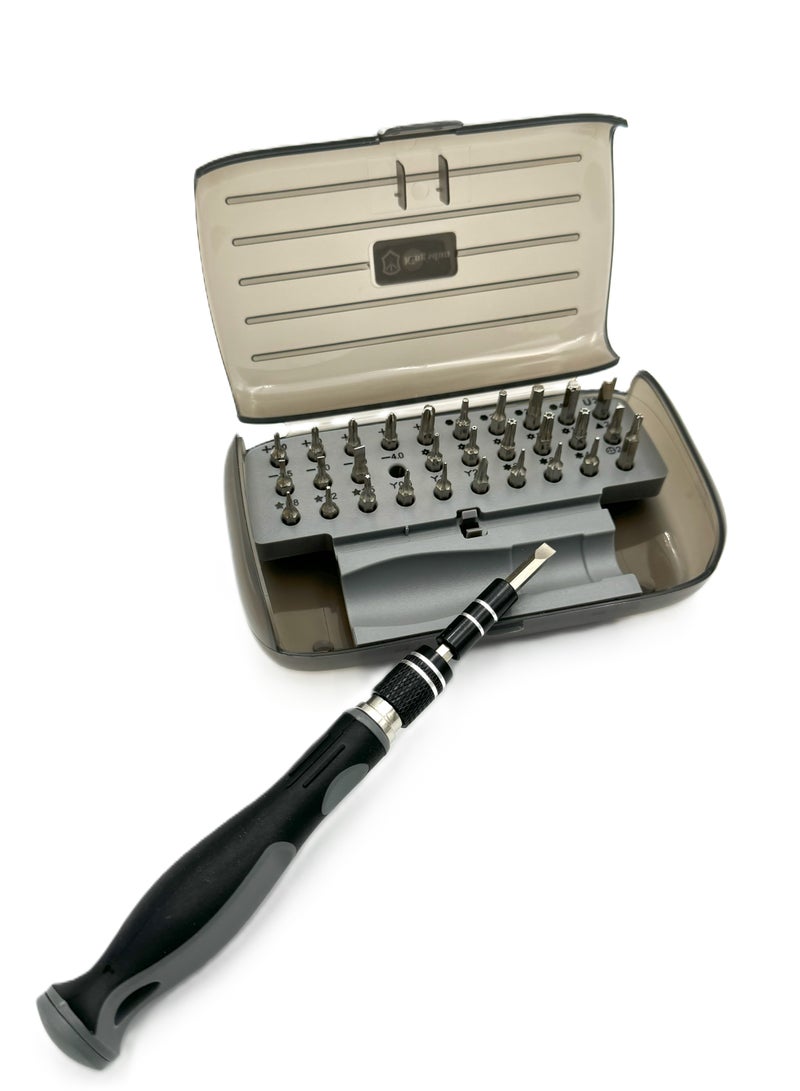 Screw Driver Set Stainless Steel with Multiple Faces Magnetic Hold Extendable Screw Driver Set  - Image 3