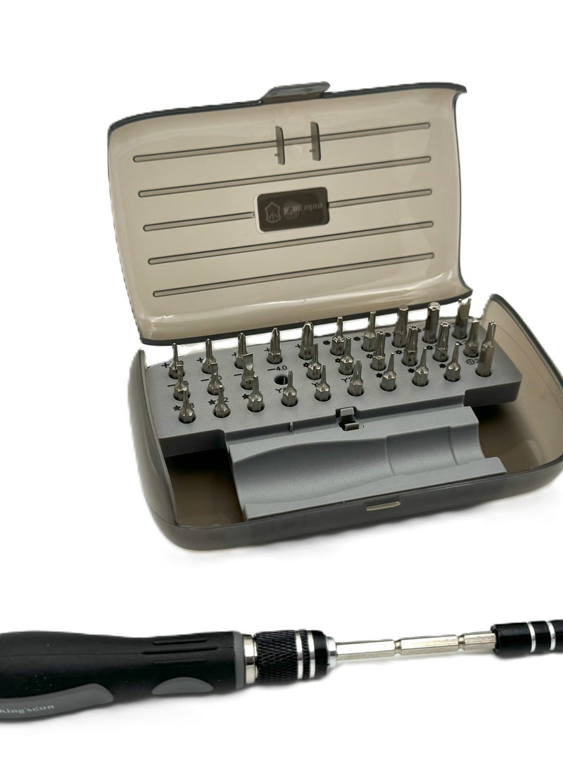 Screw Driver Set Stainless Steel with Multiple Faces Magnetic Hold Extendable Screw Driver Set  - Image 4