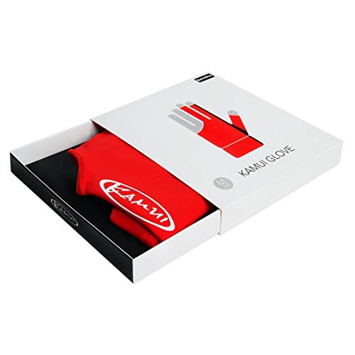 KAMUI Billiard Glove - Quickdry - for Right Hand (Red, X-Small) - Image 4
