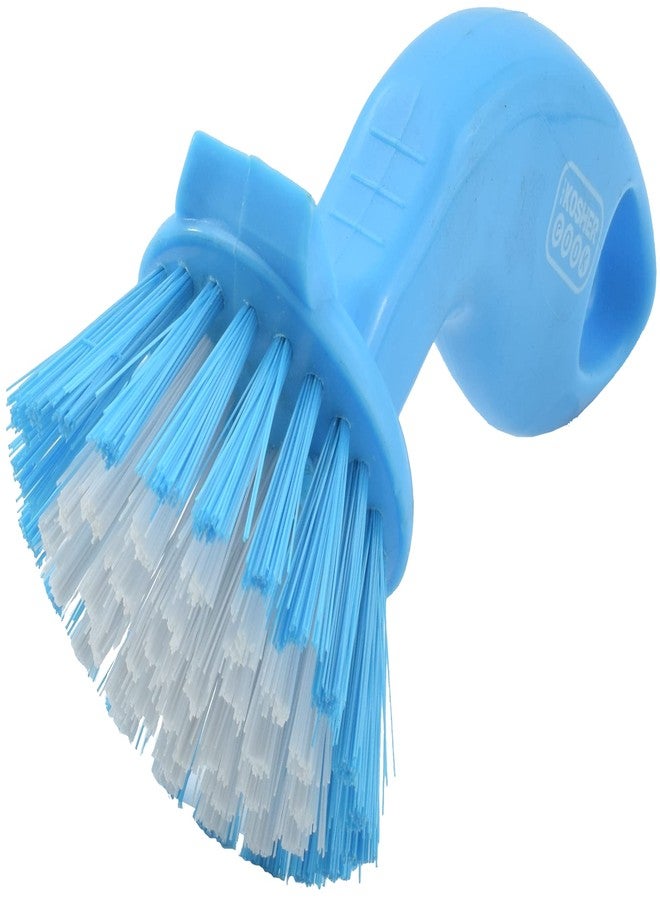 The Kosher Cook Dairy Blue Dish Brush, Dishwashing and Kitchen Cleaning and Scouring, Easy Grip Handle, Gentle Bristles, Color Coded Home and Kitchen Accessories - Image 3