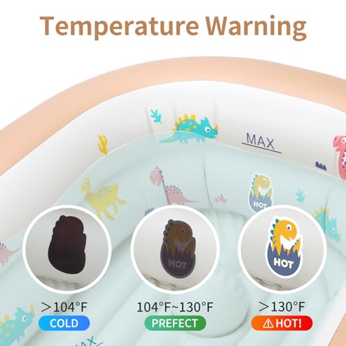 Swimbobo Inflatable Baby Bathtub – Soft, Portable Baby Bath for Infants and Toddlers, Easy to Inflate, Waterproof, Ideal for Home and Travel (Basic) - Image 5
