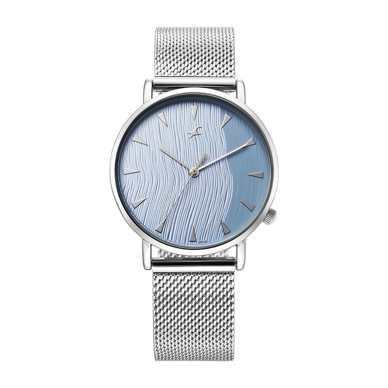 Fastrack Stunners X Special Edition Quartz Blue Dial Stainless Steel Analog Watch for Women - Image 3