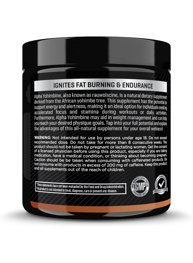Team Six Supplements Alpha Yohimbine Vegan Capsules - Image 5