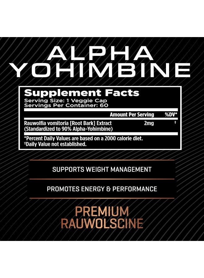 Team Six Supplements Alpha Yohimbine Vegan Capsules - Image 3
