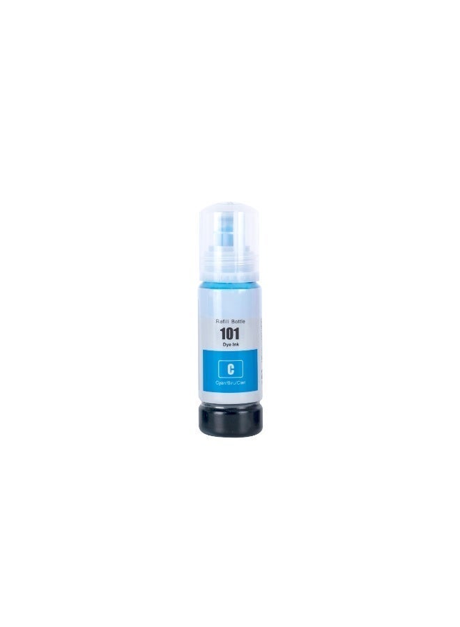 نيكس نوفا حبر إبسون EcoTank 101 طابعة L4150 L4160 L6160 L6170 L6176 L6190 L14150 مجموعة 4 عبوات ألوان أسود سماوي أرجواني أصفر للاستخدام اليومي والهدايا المنزلية والمكتبية - Image 5
