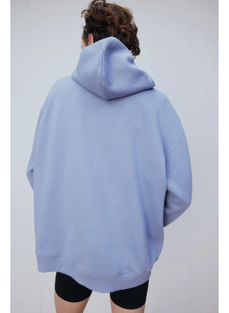 H&M Drawstring Knitted Hoodie