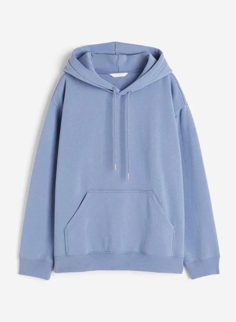H&M Drawstring Knitted Hoodie