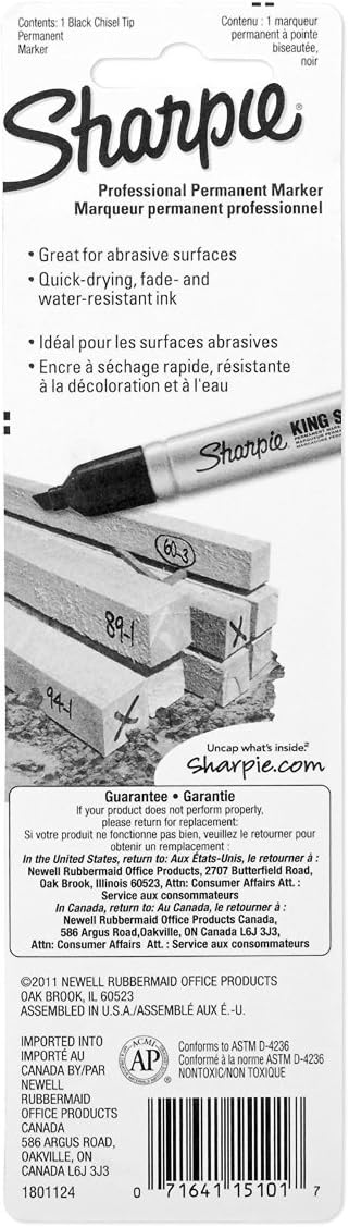 Sharpie SHARPIE Pro King Size Permanent Marker Black 15101PP  - Image 2