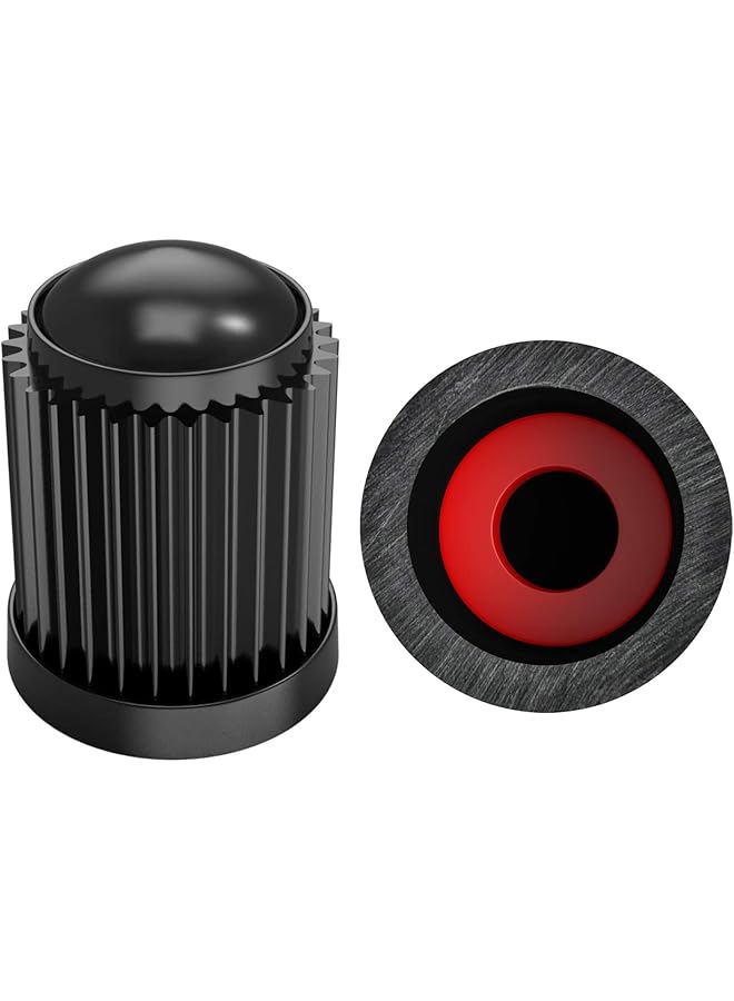 SAMIKIVA (30 Pack) Tire Stem Valve Caps, With O Rubber Ring, Universal Stem Covers For Cars, Suvs, Bike And Bicycle, Trucks, Motorcycles, Airtight Seal Heavy Duty (Black (30 Pack))  - Image 1