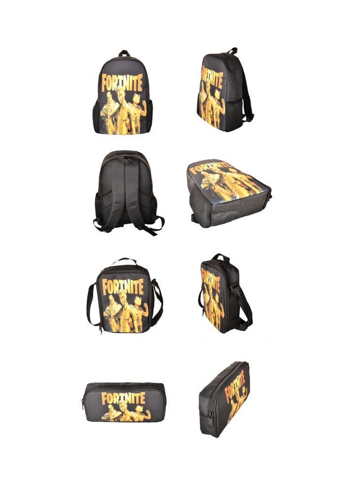 Hot-selling teenager hacke schoolbag ben10 primary and secondary school students backpacks saddle bag pen bag three-piece set new,2-pens bag