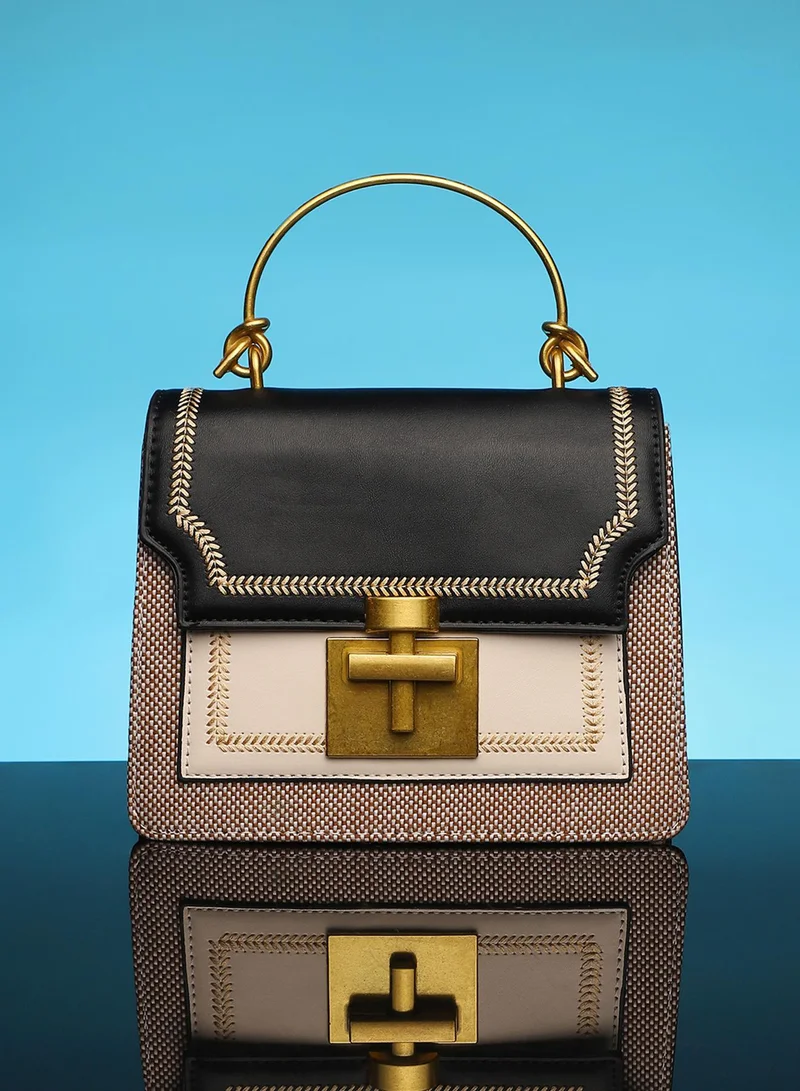 صوص هاوت حقيبة يد بنسيج بلوك