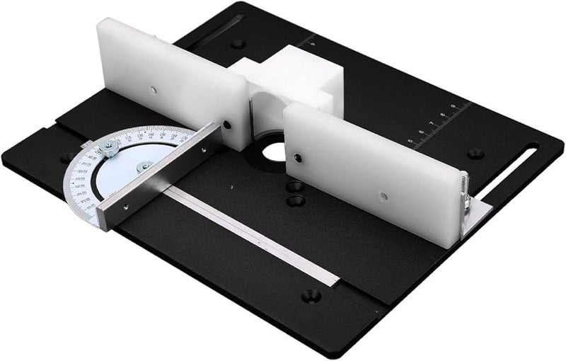 Black Aluminum Router Flip Board Insert Base Plate For Router Table Saw - Image 2