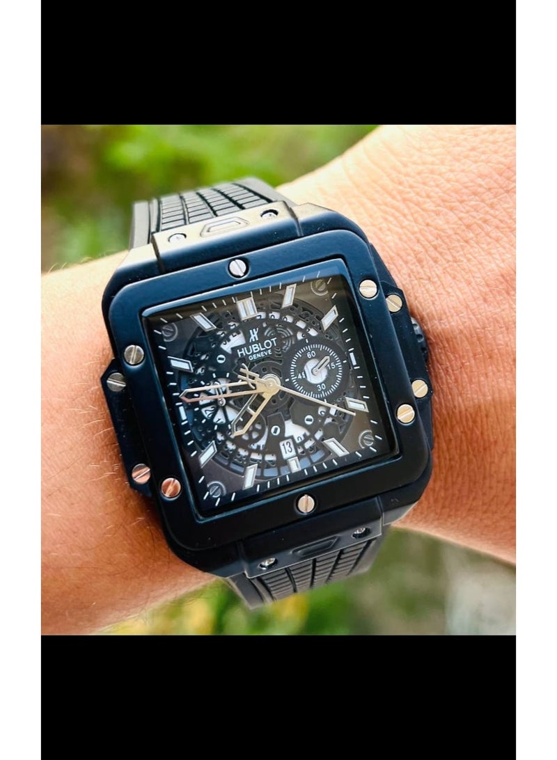 هوبلوت ساعة يد رجالى اسيتك رابر بالنتيجة