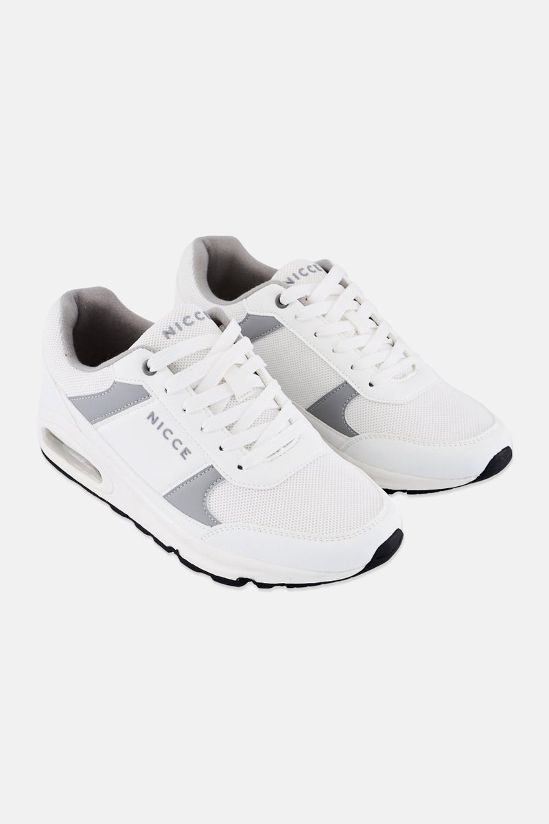 Nicce Men Pavani Lace Up Training Shoes, White - Image 1