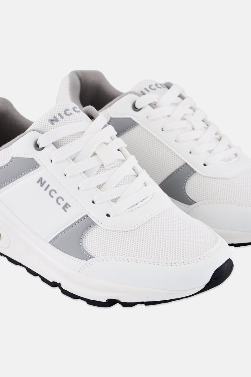 Nicce Men Pavani Lace Up Training Shoes, White - Image 3