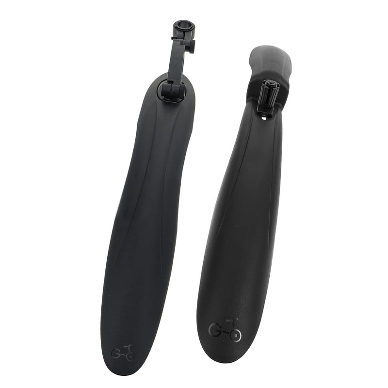 Universal Bike Mudguards Set of 2 Durable Plastic Easy Install for Mountain Bicycle - Image 2