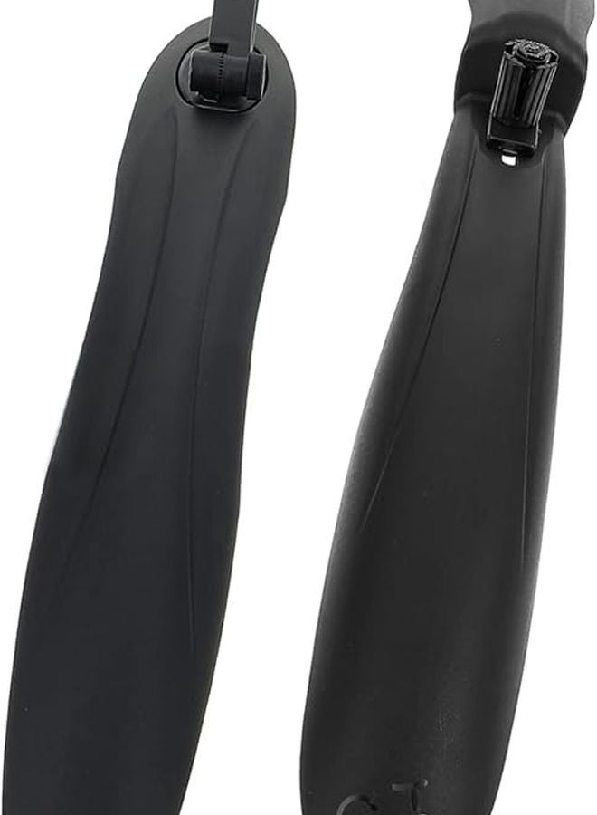 Universal Bike Mudguards Set of 2 Durable Plastic Easy Install for Mountain Bicycle - Image 1