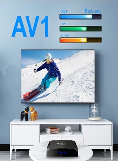داريو جهاز X96Max Ultra بنظام أندرويد 11 لتشغيل التلفزيون بدقة 4K Ultra HD مع ذاكرة وصول عشوائي 4 جيجابايت وسعة تخزين 32 جيجابايت  - Image 3
