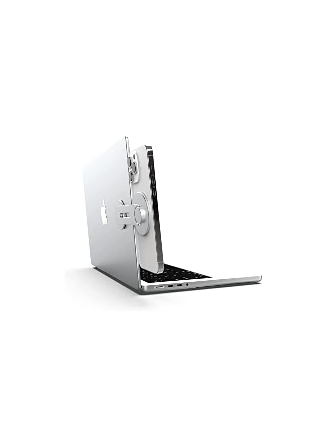 Green Tiger Hidden mobile phone holder, lim Magnetic Phone Holder Swivels 180° for Laptops and Monitors - Adjustable Magnetic Arm - Compatible with iPhone 14/13/12 Plus Pro Max Mini - Image 3