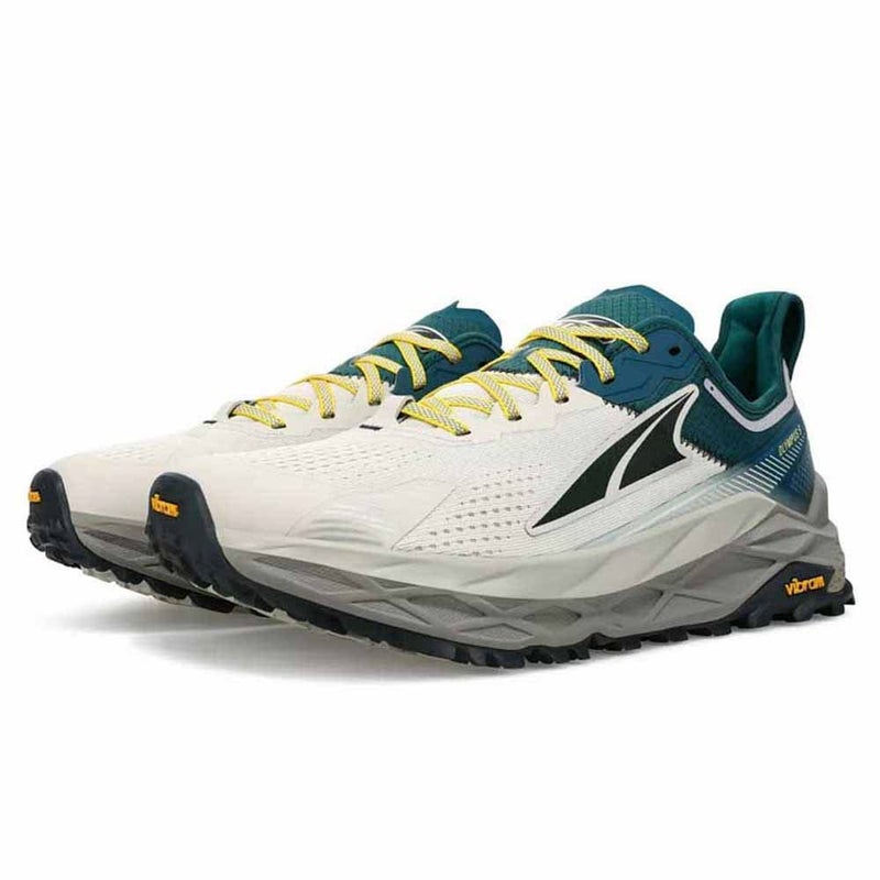 ALTRA Men's Olympus 5 Trail Running Shoe, Brown, Gray/Teal, 10 - Image 4