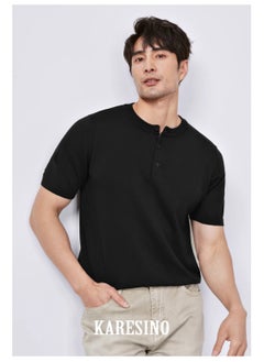 KARESINO Light Luxury Business Casual Short Sleeved Shirt  - Image 2