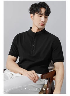 KARESINO Light Luxury Business Casual Short Sleeved Shirt  - Image 3