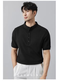 KARESINO Light Luxury Business Casual Short Sleeved Shirt  - Image 4