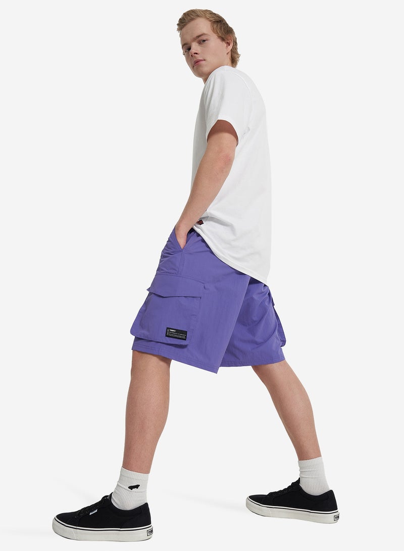 Termit شورتات رجالية ألترا مارين، تيرميت، مقاس واسع، حزام مرن مع مشبك، 5 جيوب، مريحة وعملية للاستخدام اليومي - Image 4