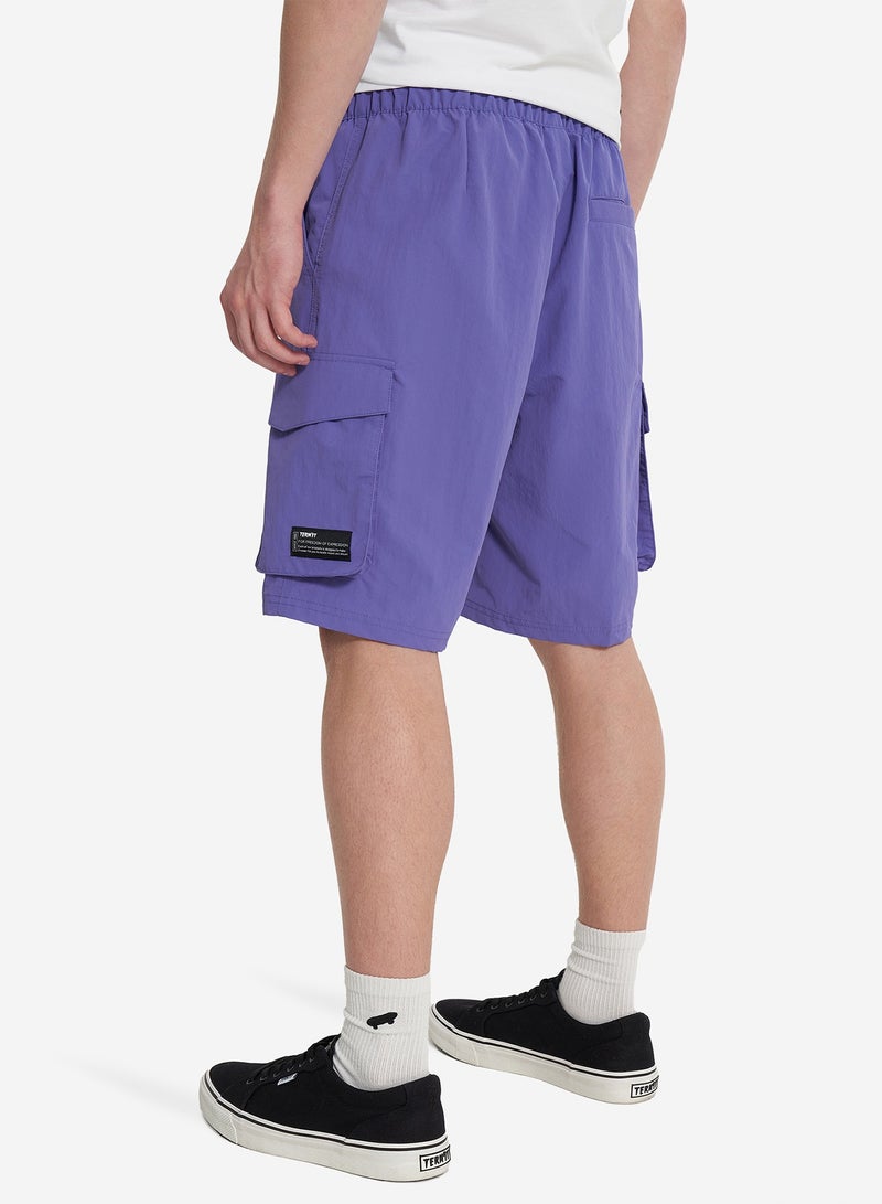 Termit شورتات رجالية ألترا مارين، تيرميت، مقاس واسع، حزام مرن مع مشبك، 5 جيوب، مريحة وعملية للاستخدام اليومي - Image 5