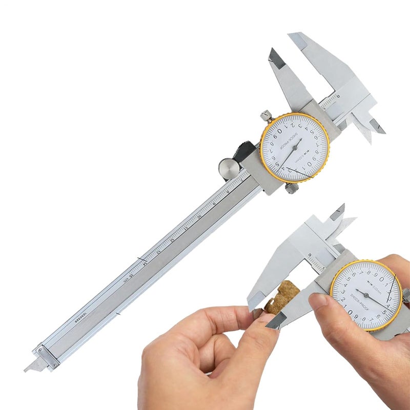 Stainless Steel Vernier Caliper 0 6 Inch 0 02mm Accuracy Depth Thickness Measuring Tool - Image 2