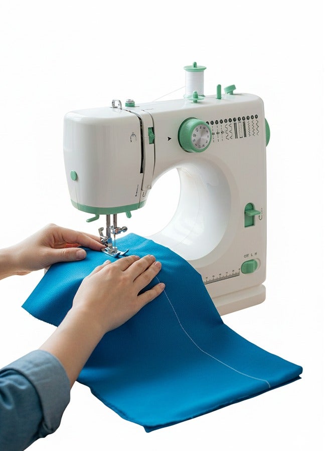 Joshberg Electric Sewing Machine,Mini Sewing Machinefor Beginners,Easy To Use,12 Built-in Stitches, 2 Speed&Thread Sewing Kit with Foot Pedal for Household - Image 1