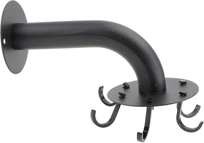 Stainless Steel Rotating Hooks 6pcs No Punching Wall Mounted Kitchen Bathroom Hangers - Image 1