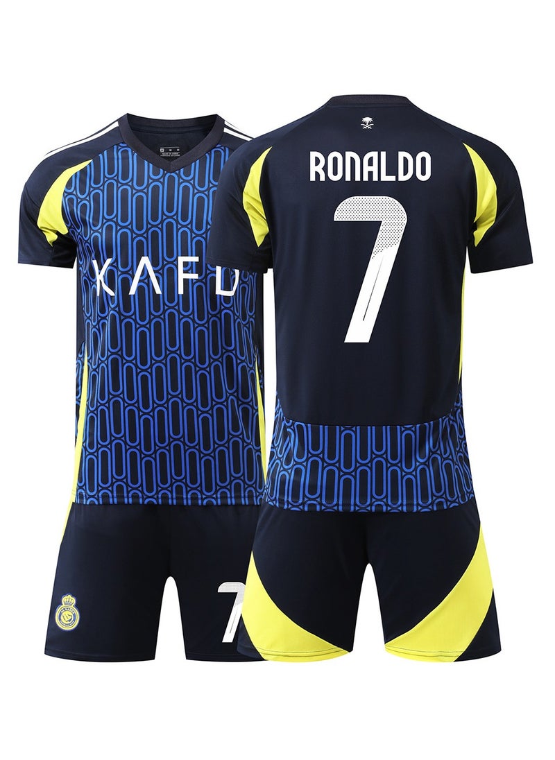 General - 2024-2025 Season Football Jersey RONALDO #7 Football Jersey/Shorts Gift Set Kids Sizes & Adult Sizes for Fans & Friends - Image 1