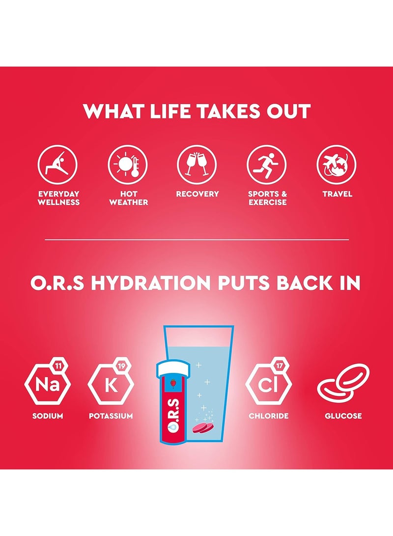 O.R.S ORS Effervescent Tab Strawberry Flavor 24's - Image 4