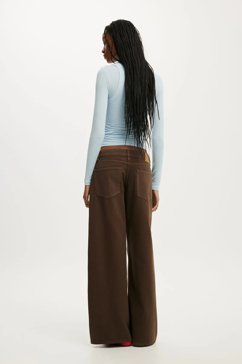 Cotton On  LOW RISE WIDE JEAN for Women | Best Price UAE