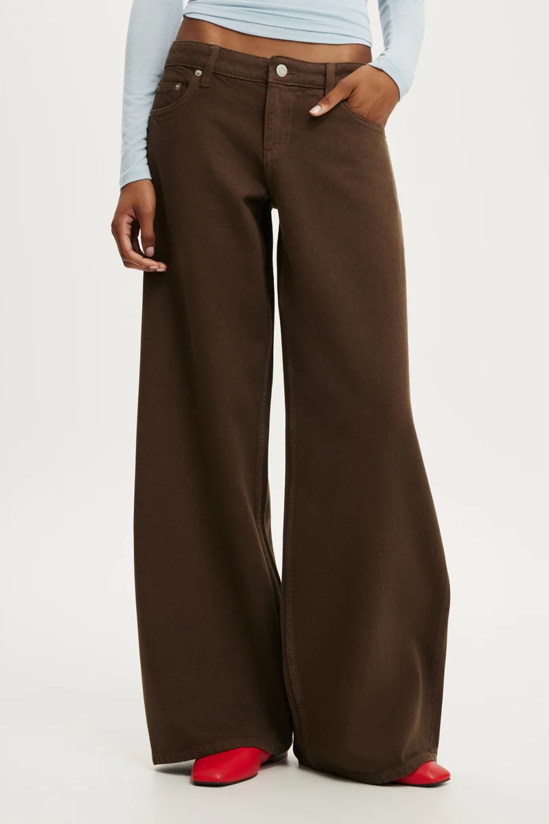 Cotton On  LOW RISE WIDE JEAN for Women | Best Price UAE