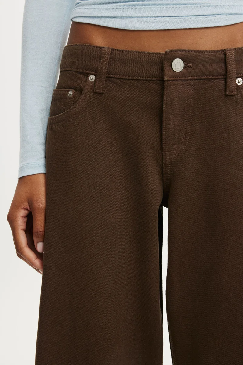Cotton On  LOW RISE WIDE JEAN for Women | Best Price UAE