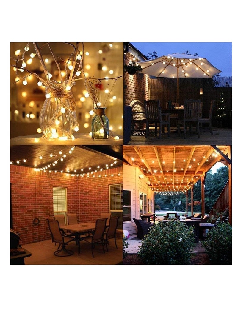 Generic LED Globe String Lights 80 LEDs 10m Long Warm Yellow Indoor Outdoor Christmas Wedding Decoration Lighting  - Image 2