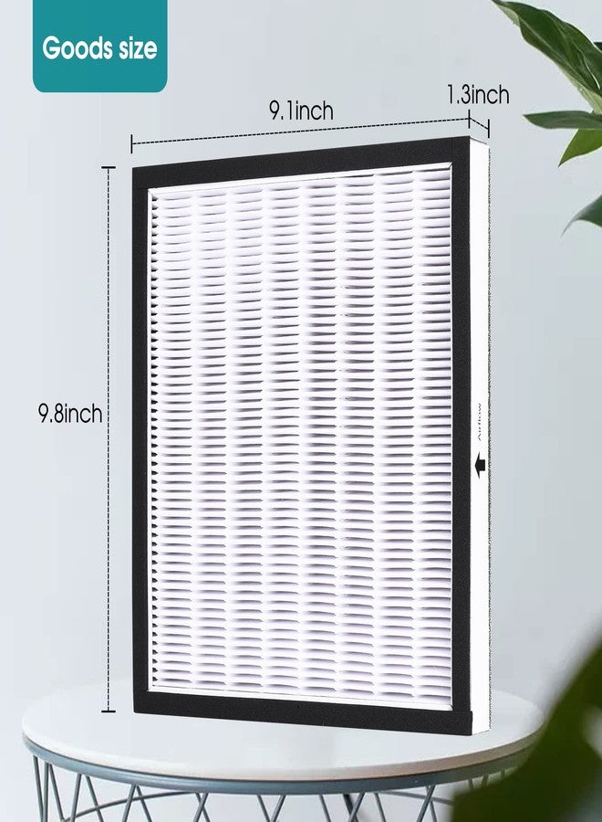 KTWT HEPA Filter Kit - 1 HEPA Filters & 2 Carbon Pre-Filters Replacement for Oreck WK01234QPC Air Purifier Filter, oreck air 94 filter, Airvantage WK10002QPC WK10052QPC - Image 3