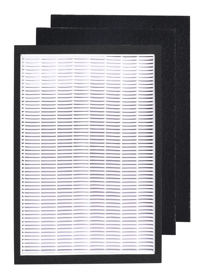 KTWT HEPA Filter Kit - 1 HEPA Filters & 2 Carbon Pre-Filters Replacement for Oreck WK01234QPC Air Purifier Filter, oreck air 94 filter, Airvantage WK10002QPC WK10052QPC - Image 1