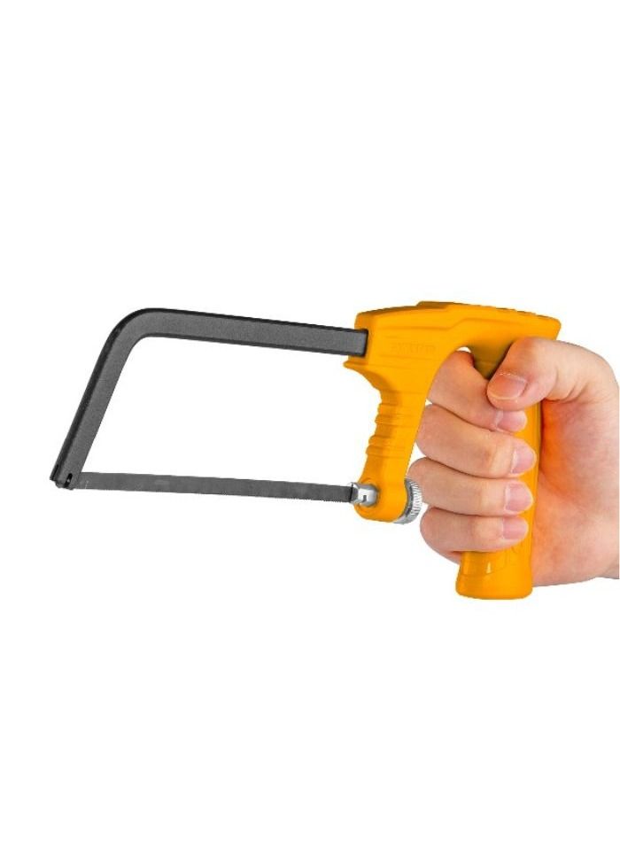 إنجكو منشار صغير بحجم 6 بوصات مع إطار فولاذي صلب ، مقبض ABS مريح غير قابل للانزلاق ، لقطع الخشب والمعادن وأنابيب PVC والبلاستيك - Image 3