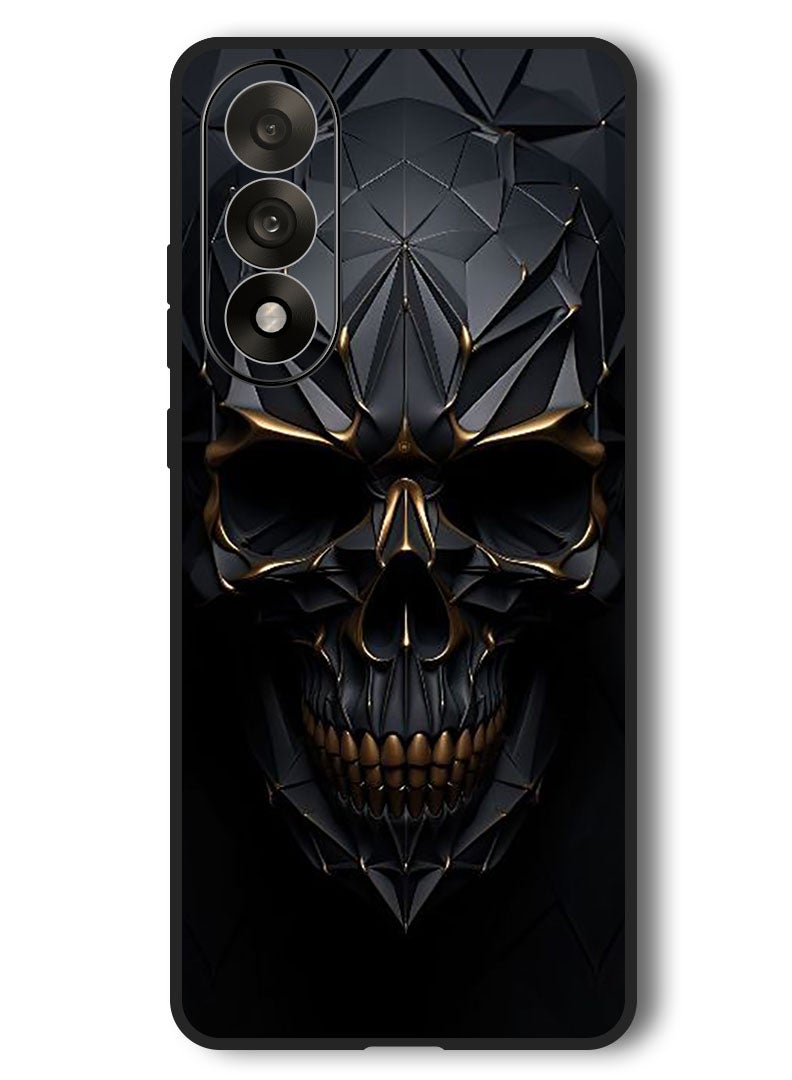 Theodor Case Compatible with OnePlus Nord 5 6.83 Inch Protection Shockproof Bumper Cover Skull Art - Image 1