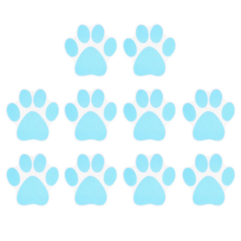 Cartoon Dog Paw Bathroom Stickers 10Pcs Self Adhesive Bathtub Decals Prevent Slip - Image 2