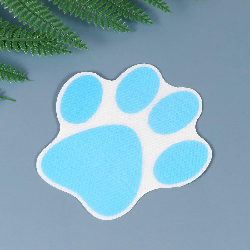 Cartoon Dog Paw Bathroom Stickers 10Pcs Self Adhesive Bathtub Decals Prevent Slip - Image 3