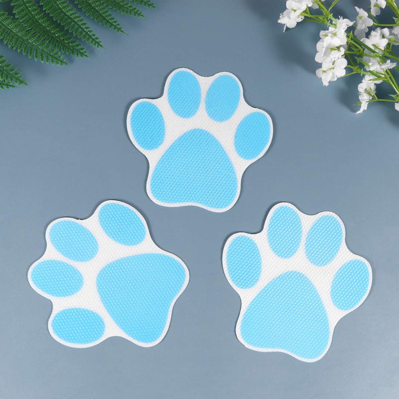 Cartoon Dog Paw Bathroom Stickers 10Pcs Self Adhesive Bathtub Decals Prevent Slip - Image 4