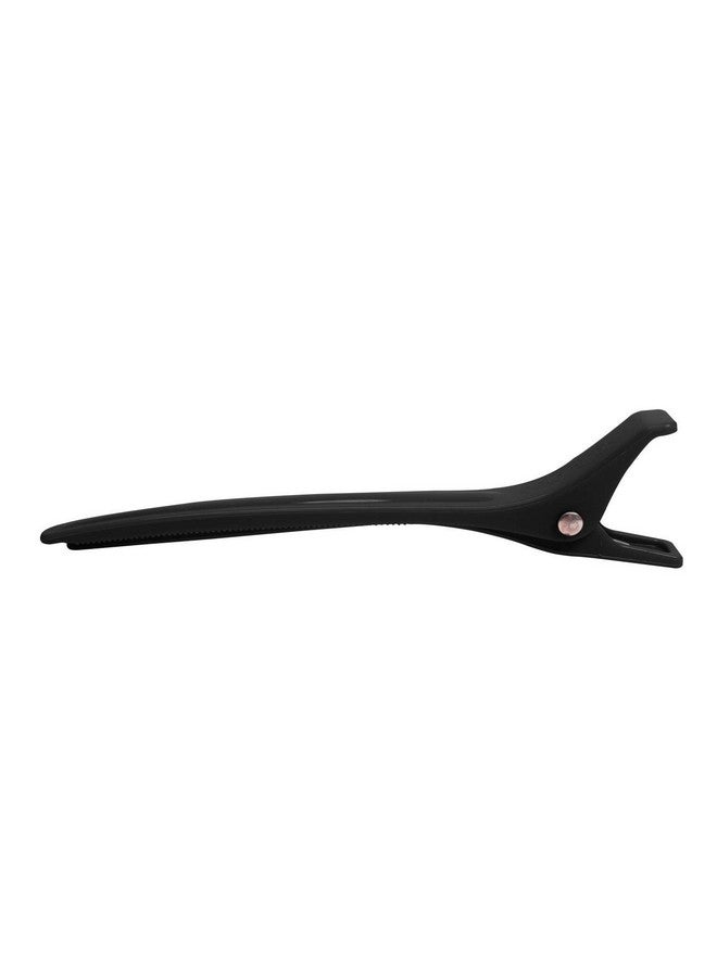Colortrak Duckbill Clips Tapered Tip Ideal For Sectioning Strong Tension Springs Long Grips For Easy Handling Holds All Lengths Of Hair Pink/Black/Yellow 6 Count - Image 4