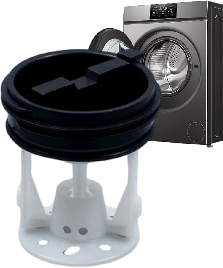 Style 4 Washer Drainage Pump Seal Cover Outlet Plug Fluff Filter Replacement Part - Image 2