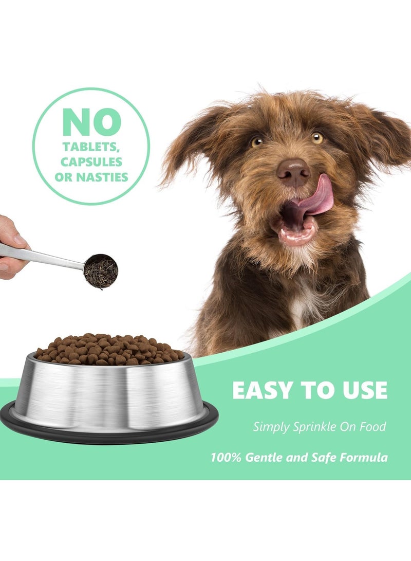 Pets Purest Plaque Off Powder - 185g Pro Tartar Remover for Dogs, Cats & Pets. 100% Natural Bad Breath, Teeth & Gum Oral Health Hygiene Dental Care Formula - Image 4